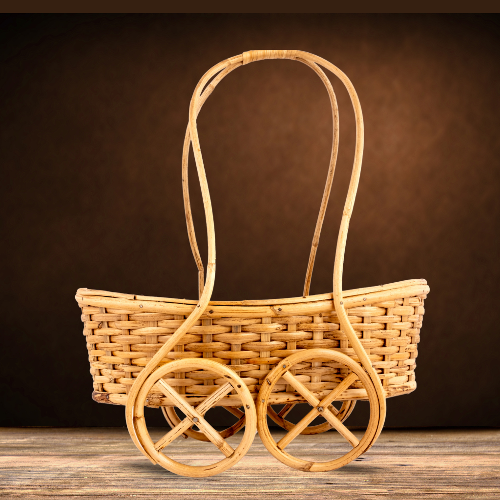 Handmade Bamboo cane premium basket planter