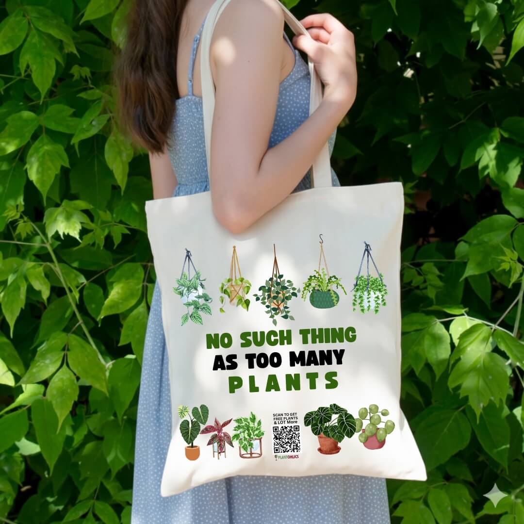 Tote bag grocery bag garden quote