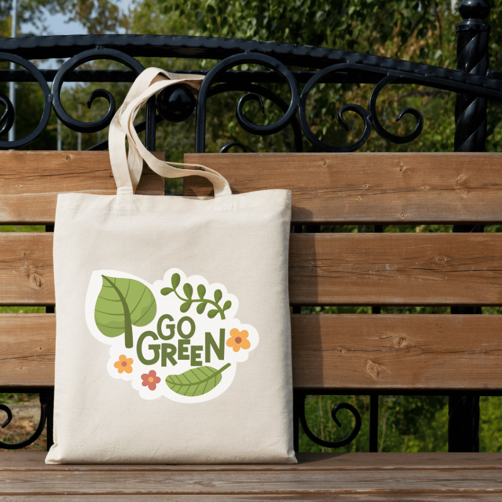 Reusable Premium Cotton Cloth Bag 14 inch width