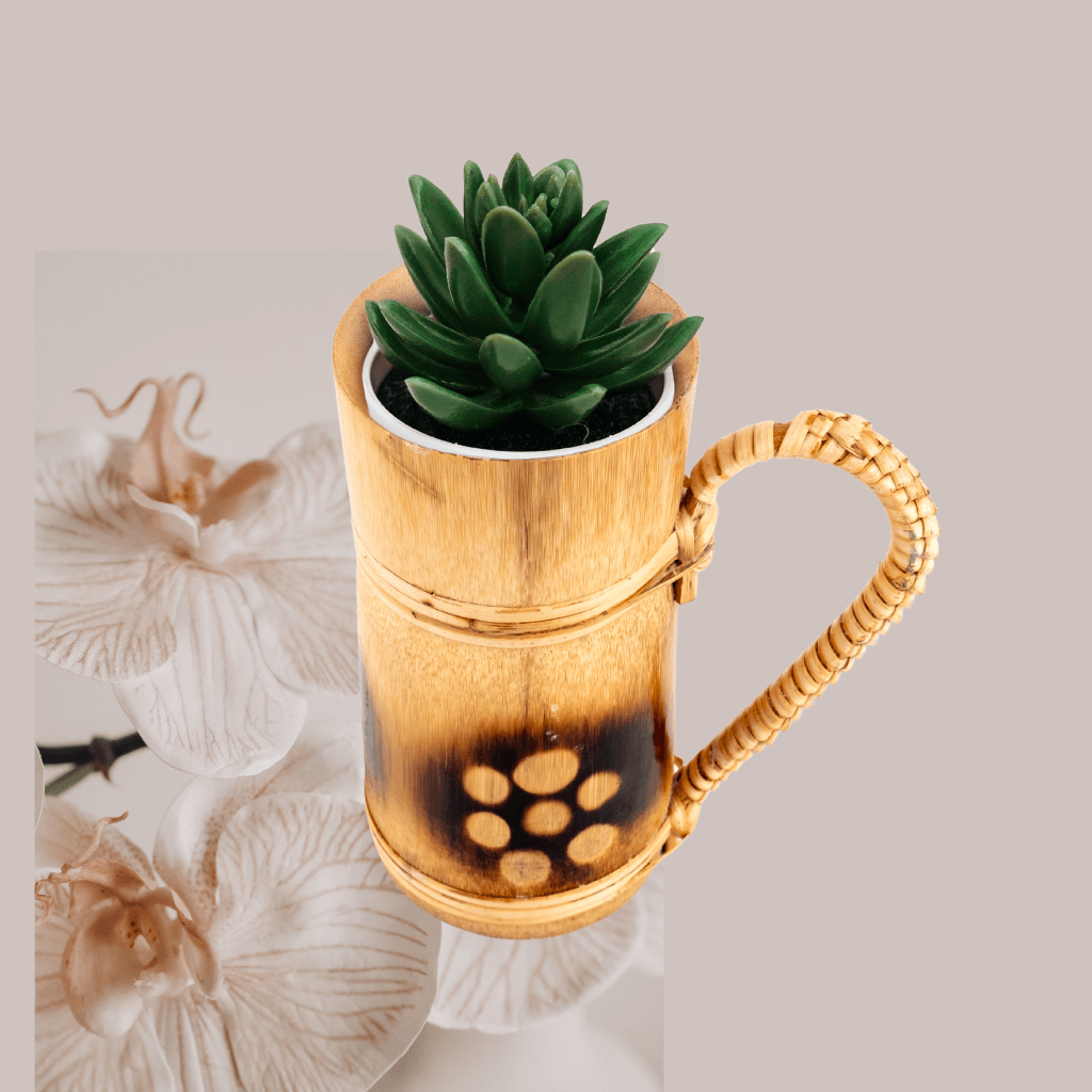 Bamboo Mug Gift Natural Home Decor