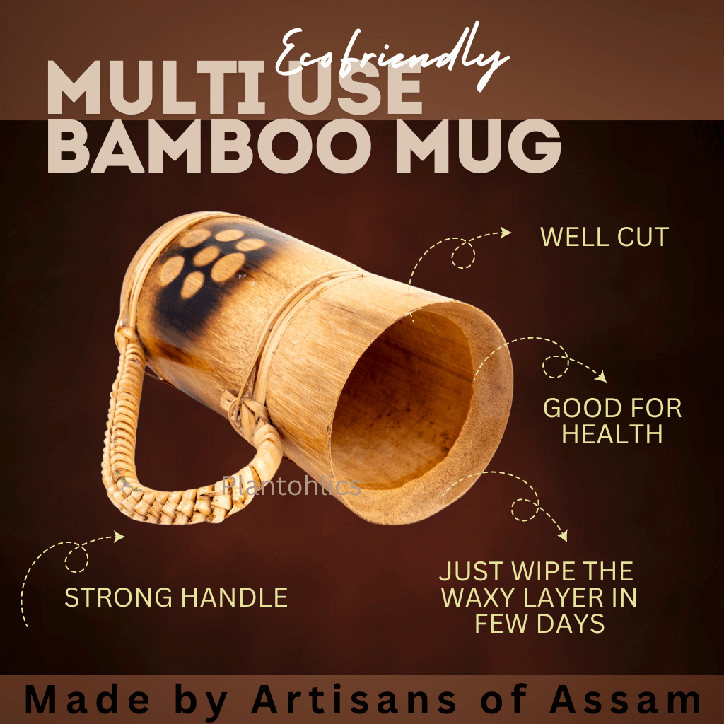 Bamboo Mug Gift Natural Home Decor