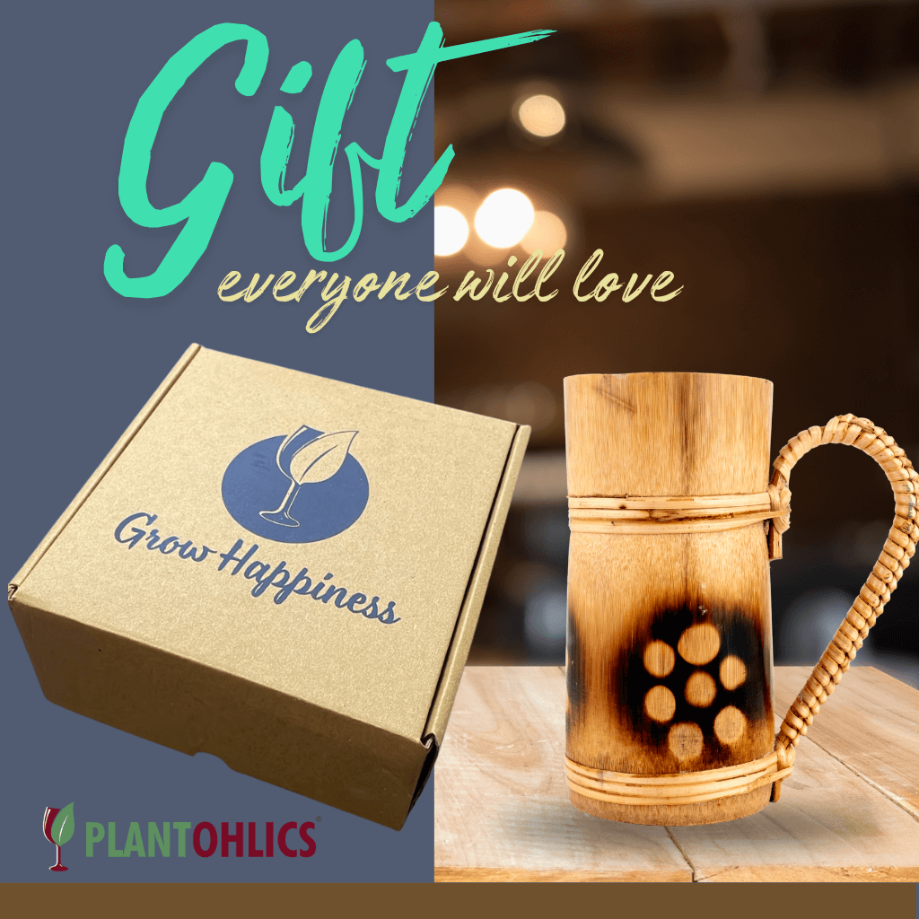 Bamboo Mug Gift Natural Home Decor