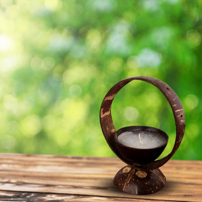 Coconut shell diya