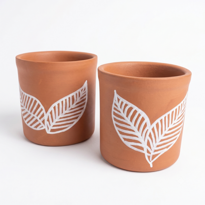 Indoor planter of clay pot perfect gift for father, gift for moher and gift for girlfriend